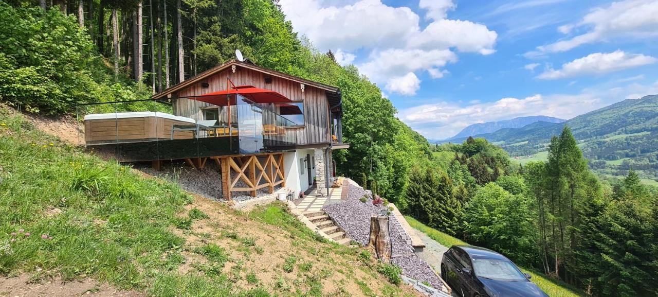 Ruhige Bergvilla In Alleinlage Am Mondsee Mit Seeblick Bergblick Und Whirlpool Innerschwand 외부 사진