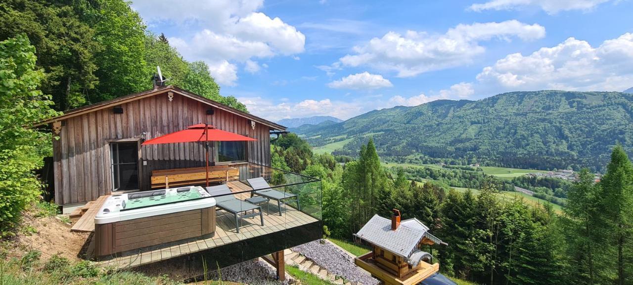 Ruhige Bergvilla In Alleinlage Am Mondsee Mit Seeblick Bergblick Und Whirlpool Innerschwand 외부 사진